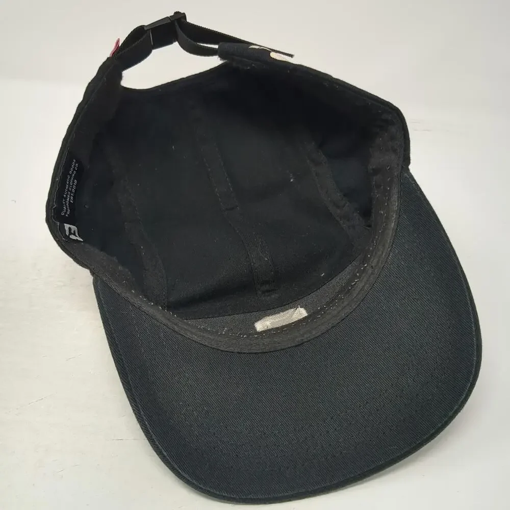 Freedom83 Clothing Co. 5 Panel Black One Size Hat Freedom Script Graphic B Logo